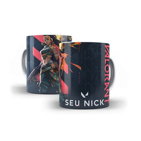 Caneca Raze Valorant Personalizada Nick Porcelana Ml Shopee