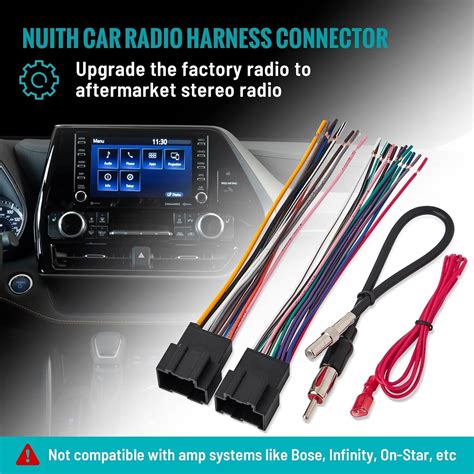 Nuith Radio Wiring Harness W Antenna Adapter For Chevrolet Gmc Buick