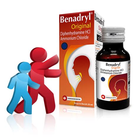 Benadryl Original Syrup 50ml Dry Cough Medicine Shopee Singapore