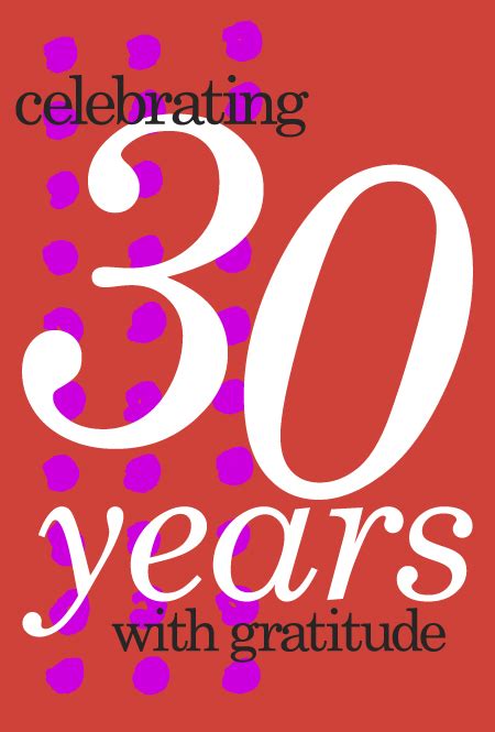 Celebrating 30 Years | RedRedCircle