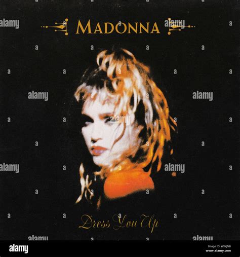 Madonna - Dress You Up - Vintage 7'' inches record cover Stock Photo - Alamy