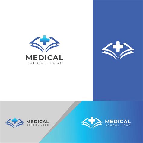 Creative Medical School Logo Design Vector Template 41415967 Vector