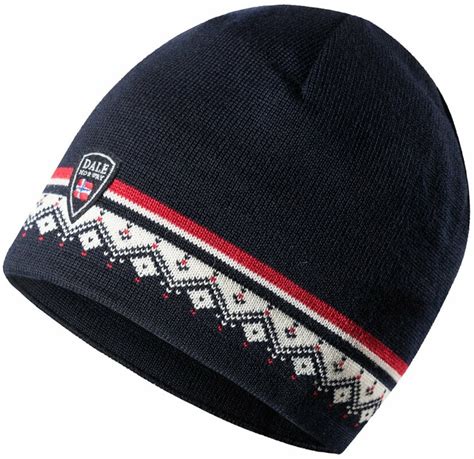 Dale Of Norway Moritz Hat Merino Wool Navy Raspberry Off White UNI Ski