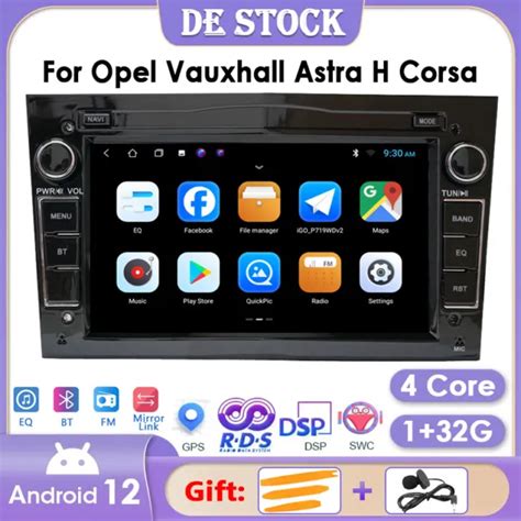 FÜR OPEL ASTRA Zafira Vectra Corsa Antara Meriva Android 12 Autoradio