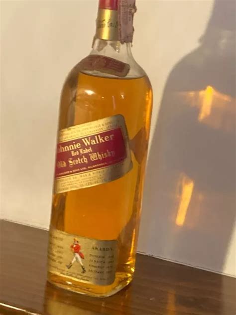 Johnnie Walker Red Label Old Scotch Whisky Anni Years