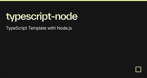 Typescript Node Codesandbox