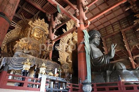 東大寺の盧舎那仏と虚空蔵菩薩像 No 25382106｜写真素材なら「写真ac」無料（フリー）ダウンロードok