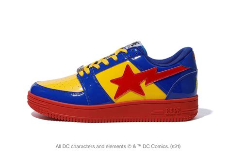 Bape X Dc Comics Bapesta Where To Buy Nice Kicks Bape Shoes A