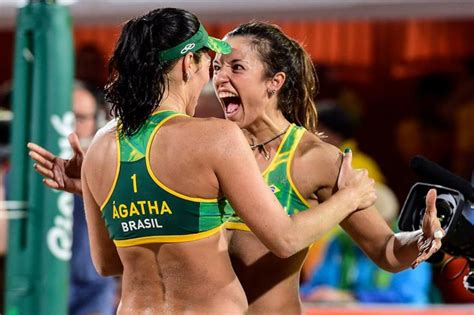 Ágatha e Bárbara Seixas perdem para alemães e conquistam a medalha de