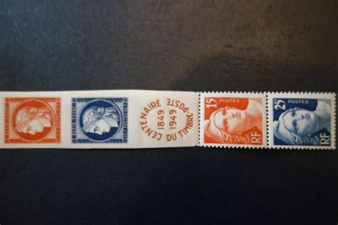 Timbres France N A Centenaire Du Timbre Bande En Parfait Tat Eur