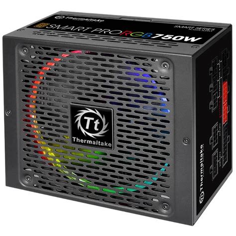 Fonte Thermaltake Smart Pro RGB 750W 80 Plus Bronze PFC Ativo Full