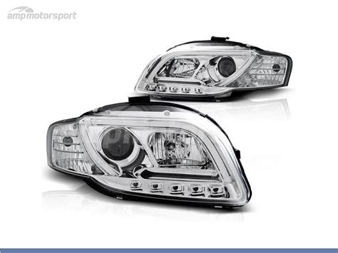 Faros Delanteros Luz Diurna Tube Light Para Audi A B Motorsport