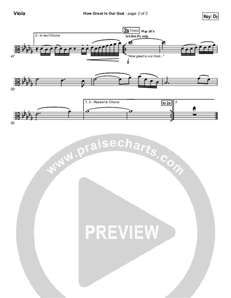 How Great Is Our God Viola Sheet Music Pdf Chris Tomlin Praisecharts