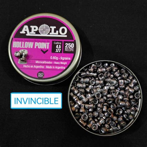 Apolo Hollow Point 177 Cal Pellets 250 Pcs