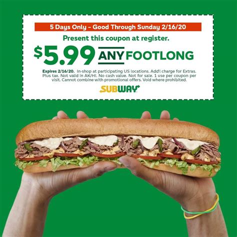 Subway Shoppers Are Furious As Chain Starts Rejecting Coupons For