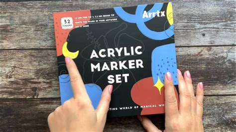Arrtx Acrylic marker set - comparison to Arrtx pastel set - completely ...