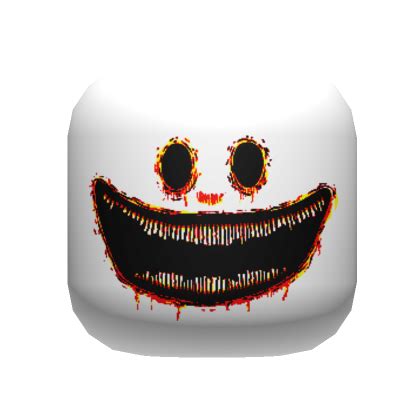 Creepy Distorted Face Mask Clown Roblox