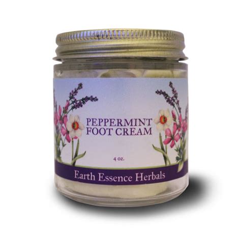 Peppermint Foot Cream Earth Essence Herbals