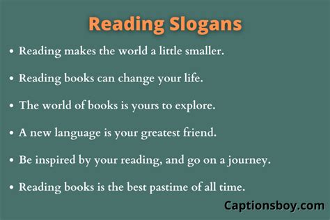 400 Funny Reading Slogans That You Can Use