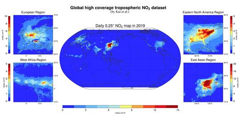 OMI对流层NO2全球重构+秦凯 - 大气环境遥感服务