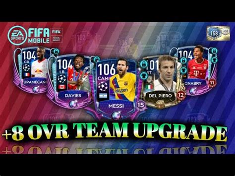 8 Ovr Insane Team Upgrade F2P FIFA Mobile 20 Bought Favorite