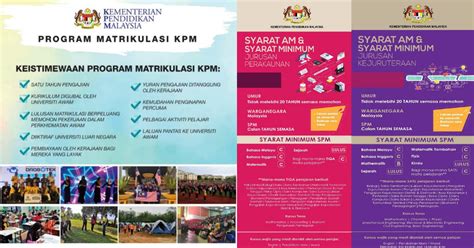 Permohonan Kemasukan Program Matrikulasi Kpm Lepasan Spm