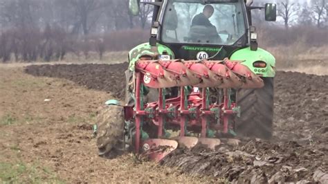 Orka P Ug Kverneland I Plough S Deutz Fahr Agrotron Youtube