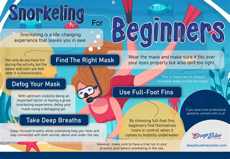 snorkeling  beginners deep blue dive center