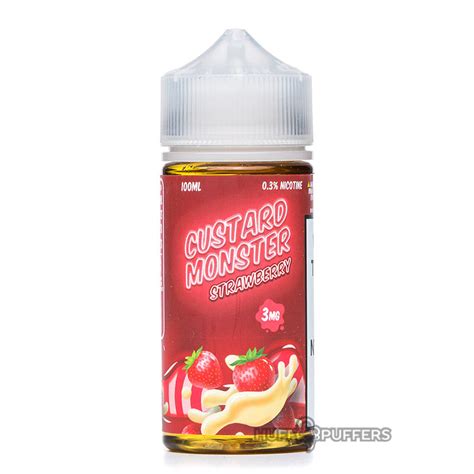 Strawberry Custard Monster E Liquid 100ml