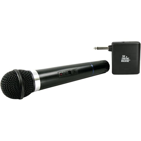 The Singing Machine SMM-107 Unidirectional Dynamic VHF Wireless Microphone With Microphone ...