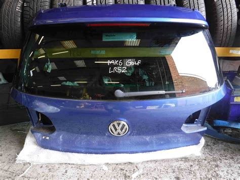 Volkswagen Golf MK6 2009 2012 R Line Sport Rear Boot Tailgate Blue LR5Z