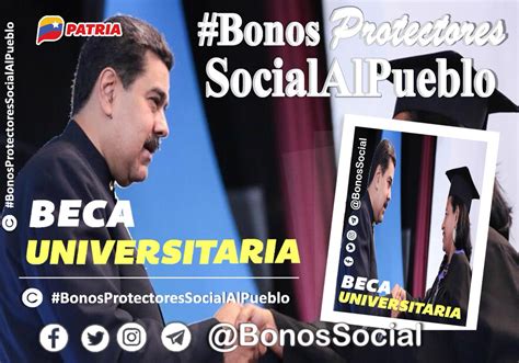 Bonos Protectores Social Al Pueblo on Twitter ATENCIÓN Hoy 11May