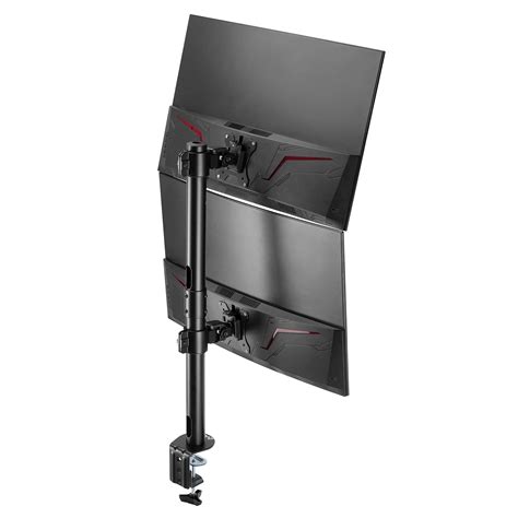 Buy Avlt38 Vertical Ultrawide Monitor Stand Two Stacked 265 Lbs