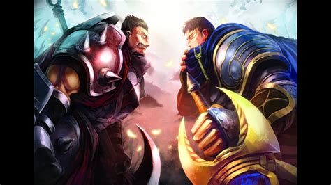 League Of Legends Darius Vs Garen Clip Youtube