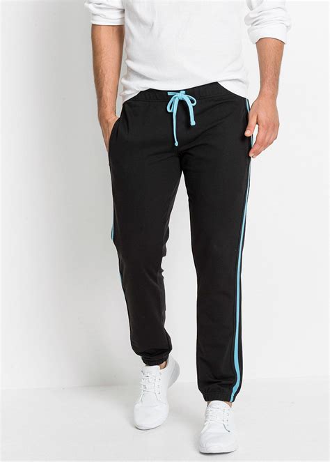 Pantalon De Jogging Homme Avec Galon Contrastant Et Taille Lastiqu E