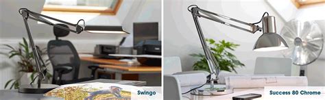 Unilux Success Cm Arm Home Office Desk Lamp Black Amazon Co Uk