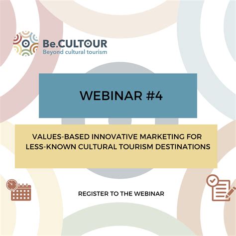 Be CULTOUR Webinar Values Based Innovative Marketing For Less Known