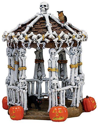 Lemax Spooky Town Skeleton Gazebo 73609 Lemax Spooky Town Halloween