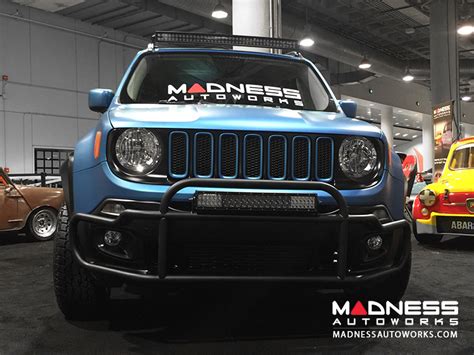 Jeep Renegade Front Bumper Bar By Madness Pictures Video Jeep