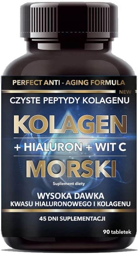 KOLAGEN MORSKI HIALURON WIT C 500MG 90TAB NA STAWY 13608249724 Allegro Pl