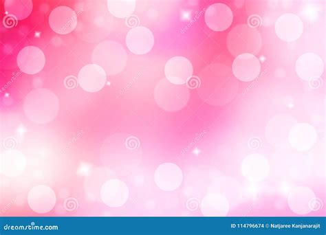 Abstract And Blur Pink Background Pink Background With Bokeh An Stock