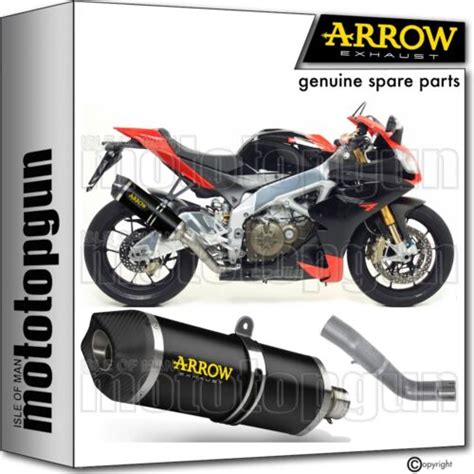 ARROW EXHAUST OPEN RC RACE TECH BLACK ALUMINIUM C APRILIA RSV4 RSV 4