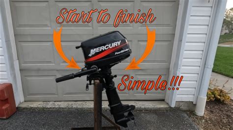 Mercury Hp Four Stroke Start To Finish Youtube