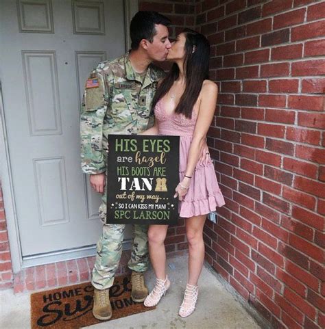 Welcome Home Wife Spouse Husband Sign Camo Marine Homecoming Back From