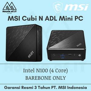 Jual MSI CUBI N ADL INTEL N100 MINI PC INTEL N100 MINI PC MSI CUBI