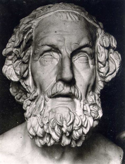 Гомер (между XII и VII вв. до н. э.) - биография, портрет.
