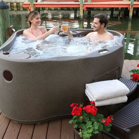 Select Person Jet Plug And Play Hot Tub With LED Waterfall Hot Tub Hot Tub