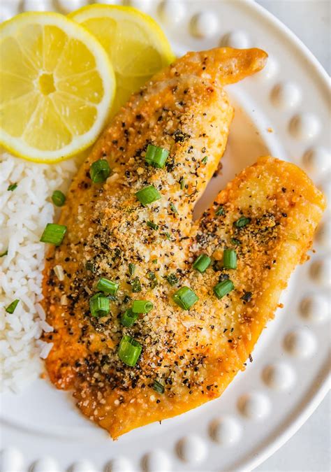 Parmesan Crusted Lemon Pepper Tilapia Is The Best Tilapia Recipe We Have Ever Tasted This