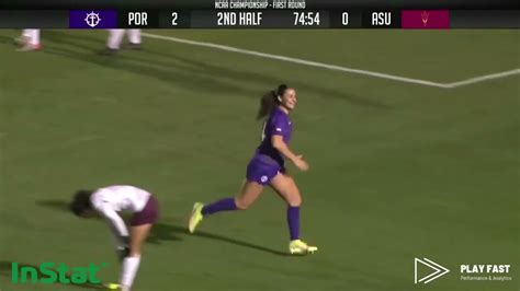 Goals Portland Pilots Vs Arizona State Sun Devils Ncaa Women S Soccer Tournament Round 1 2022