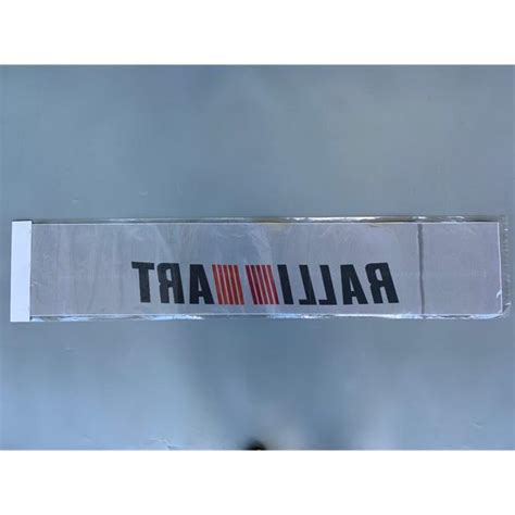 Ralliart Car Sticker Cermin Belakang Kereta Widescreen Sticker Wira